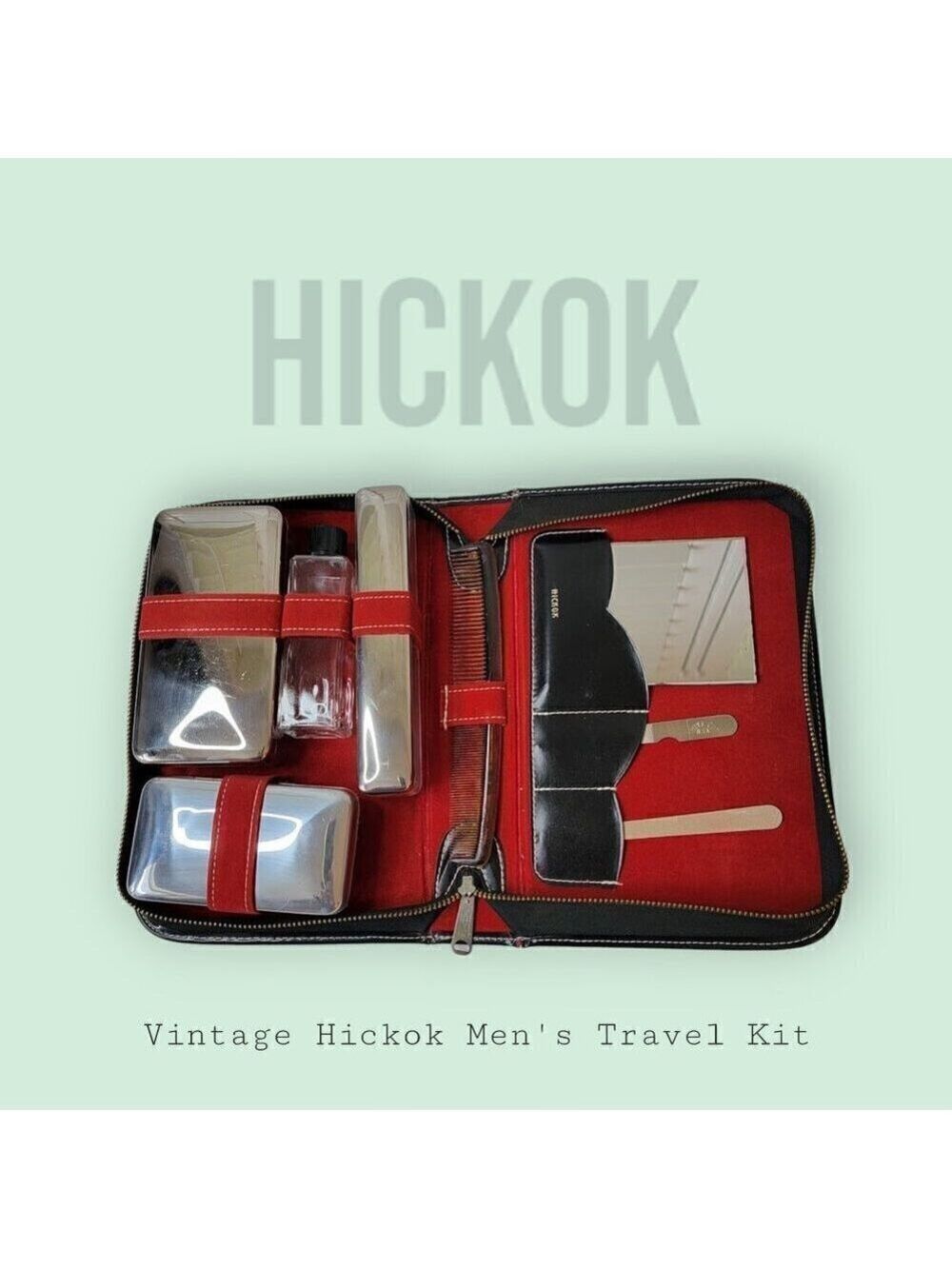 Vintage Hickok Men's Travel Kit - Great Condition